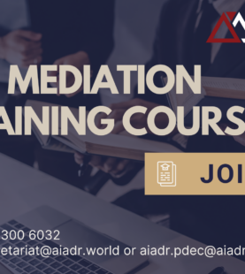 AIADR Mediation Training Skills Course